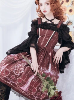 Astrology College Series PrintingJSK Classic Lolita Sling Dress -MIMY Lolita Shop 7 500x672 273