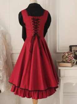 Versailles Rose Retro Elegant Classic Lolita Sleeveless Dress -MIMY Lolita Shop 7 500x672 321