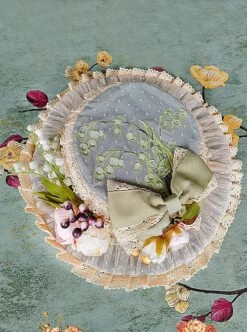 Flower And Grass Collection Series JSK Blue Floral Print Elegant Classic Lolita Sleeveless Dress Suit -MIMY Lolita Shop 7 500x672 329