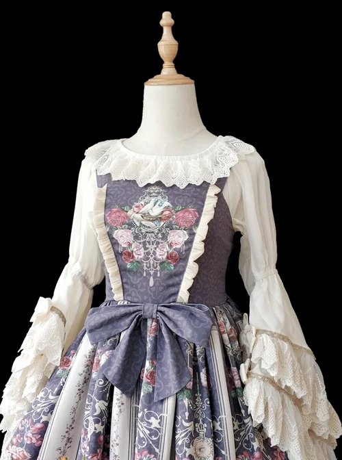 Royal Murals Series Classic Lolita Sling Dress 6 Royal Murals Series Classic Lolita Sling Dress - Image 4
