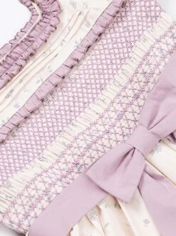 Pastoral Style Square Neck Floral Bow-Knot Decoration Detachable Sleeves Classic Lolita Long Short Sleeve Dress 10 Pastoral Style Square Neck Floral Bow-Knot Decoration Detachable Sleeves Classic Lolita Long Short Sleeve Dress -MIMY Lolita Shop 7 500x672 349