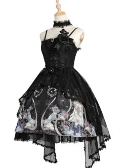Virgin Flower Series JSK Gothic Lolita Light Hanayome Tea Party Sling Dress -MIMY Lolita Shop 7 500x672 35