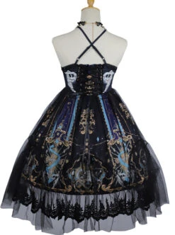 Divine Salvation Series Retro Gothic Lolita Sling Dress -MIMY Lolita Shop 7 500x672 36