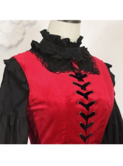 Retro Fairy Tale Style Gothic Lolita Sleeveless Dress -MIMY Lolita Shop 7 500x672 4
