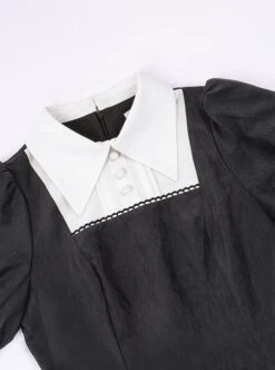 Redemption Cross Series Gothic Lolita Bat Necklace Nun Style Black Holiness Puff Long Sleeve Dress 11 Redemption Cross Series Gothic Lolita Bat Necklace Nun Style Black Holiness Puff Long Sleeve Dress -MIMY Lolita Shop 7 500x672 50