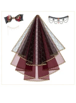 Eye Of Red Heart Series JSK Retro Palace Gothic Lolita Dress -MIMY Lolita Shop 7 500x672 70