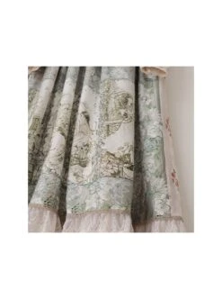 Elegant Classical Pearl Gothic Lolita OP Half Turtleneck Three-Dimensional Embroidery Stitching Lace Detachable Bubble Long Sleeve Dress -MIMY Lolita Shop 7 500x672 88