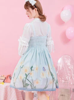 Daisy Series JSK Printing Bowknot Sweet Lolita Sling Dress -MIMY Lolita Shop 8 500x672 105