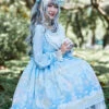 Ballet Rabbit Series OP Doll Collar Sweet Lolita Long Sleeve Dress -MIMY Lolita Shop 8 500x672 109