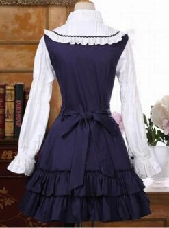 Retro Palace Style Flounced Sweet Lolita Long Sleeve Dress -MIMY Lolita Shop 8 500x672 116