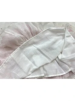 Delicate Pearl Lily Of The Valley Embroidered Detachable Bow Brooch Rose Flower Belt Sweet Lolita Sling Dress -MIMY Lolita Shop 8 500x672 155