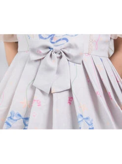 Cat And Wool Ball Series Sweet Lolita Sling Dress -MIMY Lolita Shop 8 500x672 189