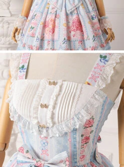 Blueberry Berry Series JSK Little High Waist Sweet Lolita Sling Dress -MIMY Lolita Shop 8 500x672 192