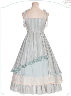 The Miss Of Cloud Trees Series JSK Light Blue Classic Lolita Sling Dress -MIMY Lolita Shop 8 500x672 220