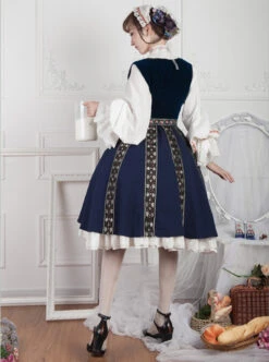 Anna Polka Series Embroidery Retro Classic Lolita Jumper Dress -MIMY Lolita Shop 8 500x672 271