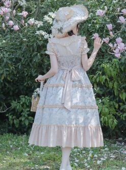 Half Summer Time Series Printed Embroidered Hem Rustic Style JSK Classic Lolita Sleeveless Dress -MIMY Lolita Shop 8 500x672 284