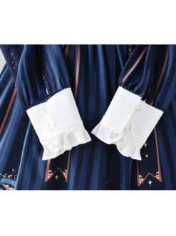 Magic Tea Party Bedtime Book Series OP Classic Lolita Long Sleeve Dress -MIMY Lolita Shop 8 500x672 293