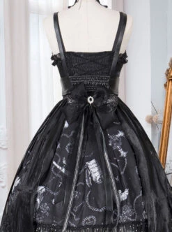 The Vampire Diaries Series JSK Darkness Gothic Lolita Sling Dress -MIMY Lolita Shop 8 500x672 45
