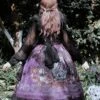 Gothic Vintage Print Grape Bow Decorative Ruffle Hem Gothic Lolita Sleeveless Dress -MIMY Lolita Shop 8 500x672 71