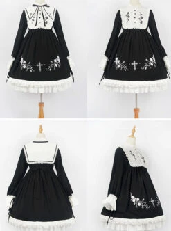 Oath Roses Series OP Gothic Lolita Long Sleeve Dress -MIMY Lolita Shop 9 500x672 12