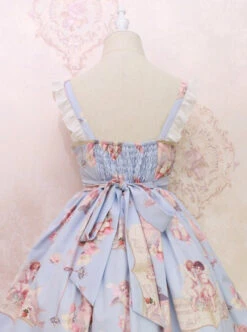 Oil Painting Angel Series JSK Sweet Lolita Sling Dress -MIMY Lolita Shop 9 500x672 123