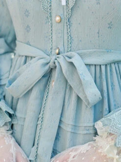 Elegant Little High Collar Jacquard Ruffle Long Sleeve Classic Lolita Long Style Dress -MIMY Lolita Shop 9 500x672 183