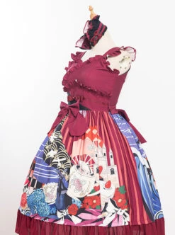 Magic Tea Party Breeze Alice Series JSK Bowknot Classic Lolita Sling Dress -MIMY Lolita Shop 9 500x672 198