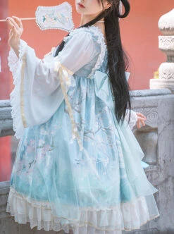 Chinese Style Red-crowned Crane Printing Classic Lolita Long Sleeve Dress -MIMY Lolita Shop 9 500x672 209