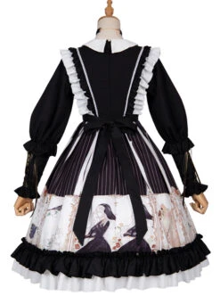Dark Gold Hymn Series OP Gothic Lolita Long Sleeve Dress -MIMY Lolita Shop 9 500x672 60