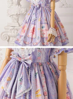 Blueberry Berry Series OP Printing Sweet Lolita Short Sleeve Dress -MIMY Lolita Shop 9 500x672 71